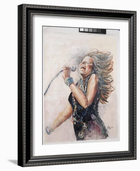 Rockin the Blues III Janis-Farrell Douglass-Framed Giclee Print