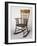 Rocking Chair, Dark Wood, Italy-null-Framed Giclee Print