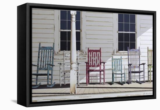 Rocking Chair Family-Zhen-Huan Lu-Framed Premier Image Canvas