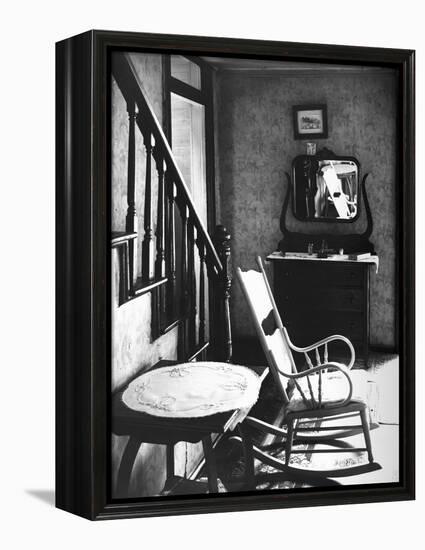 Rocking Chair in House-Walker Evans-Framed Premier Image Canvas