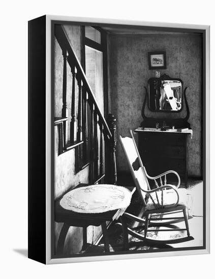 Rocking Chair in House-Walker Evans-Framed Premier Image Canvas