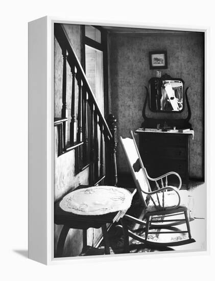 Rocking Chair in House-Walker Evans-Framed Premier Image Canvas