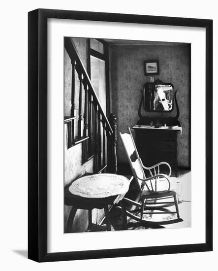 Rocking Chair in House-Walker Evans-Framed Photographic Print