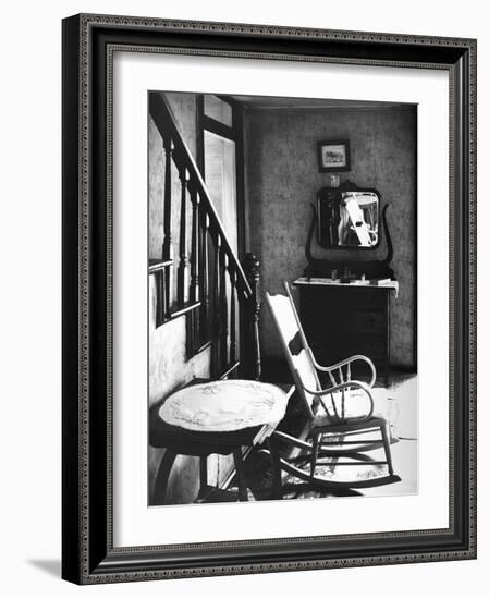 Rocking Chair in House-Walker Evans-Framed Photographic Print