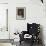 Rocking Chair on an Attic, Copenhagen, Denmark, Scandinavia-Axel Schmies-Framed Photographic Print displayed on a wall