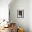 Rocking Chair on an Attic, Copenhagen, Denmark, Scandinavia-Axel Schmies-Framed Photographic Print displayed on a wall