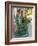 Rocking Chairs on Porch, Ste. Genevieve, Missouri, USA-Walter Bibikow-Framed Photographic Print