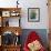 Rocking Chairs on Porch, Ste. Genevieve, Missouri, USA-Walter Bibikow-Framed Photographic Print displayed on a wall