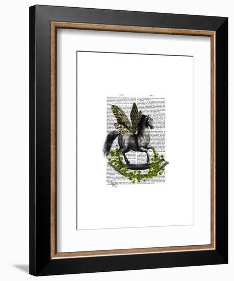 Rocking Horse Fly-Fab Funky-Framed Art Print