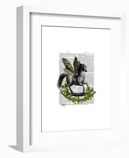 Rocking Horse Fly-Fab Funky-Framed Art Print