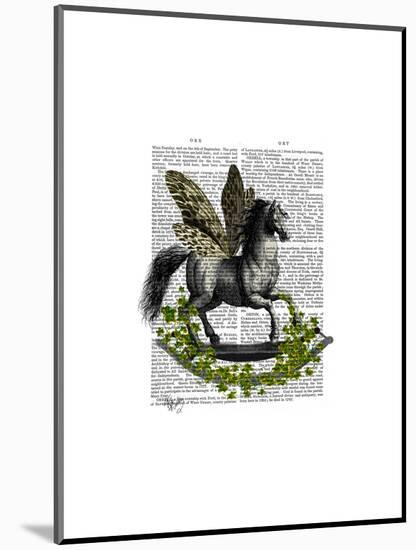 Rocking Horse Fly-Fab Funky-Mounted Art Print