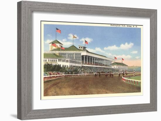 Rockingham Race Track, Salem, New Hampshire-null-Framed Art Print