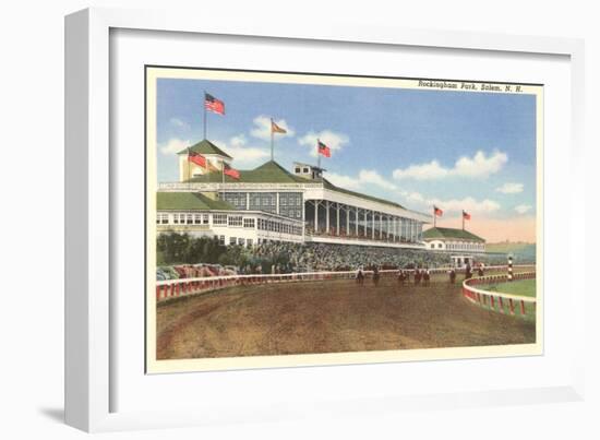 Rockingham Race Track, Salem, New Hampshire-null-Framed Art Print