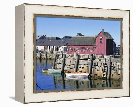 Rockport, Cape Ann, Northeast from Boston, Massachusetts, New England, USA-Walter Rawlings-Framed Premier Image Canvas