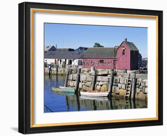 Rockport, Cape Ann, Northeast from Boston, Massachusetts, New England, USA-Walter Rawlings-Framed Photographic Print