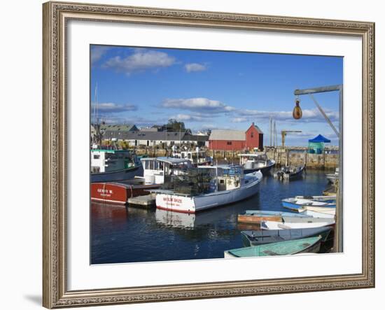 Rockport Harbor, Cape Ann, Greater Boston Area, Massachusetts, New England, USA-Richard Cummins-Framed Photographic Print