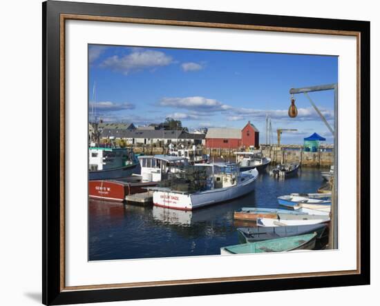 Rockport Harbor, Cape Ann, Greater Boston Area, Massachusetts, New England, USA-Richard Cummins-Framed Photographic Print