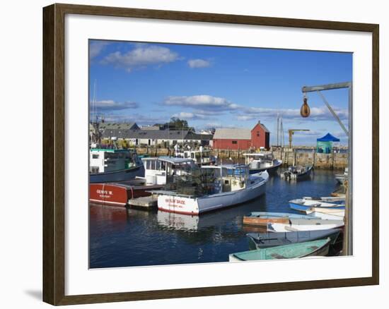 Rockport Harbor, Cape Ann, Greater Boston Area, Massachusetts, New England, USA-Richard Cummins-Framed Photographic Print