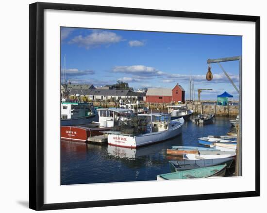 Rockport Harbor, Cape Ann, Greater Boston Area, Massachusetts, New England, USA-Richard Cummins-Framed Photographic Print