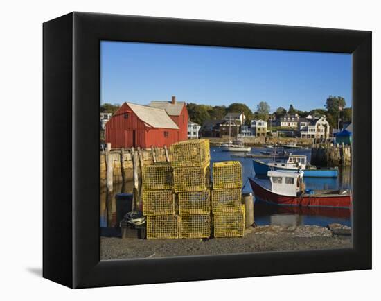 Rockport Harbor, Cape Ann, Greater Boston Area, Massachusetts, New England, USA-Richard Cummins-Framed Premier Image Canvas