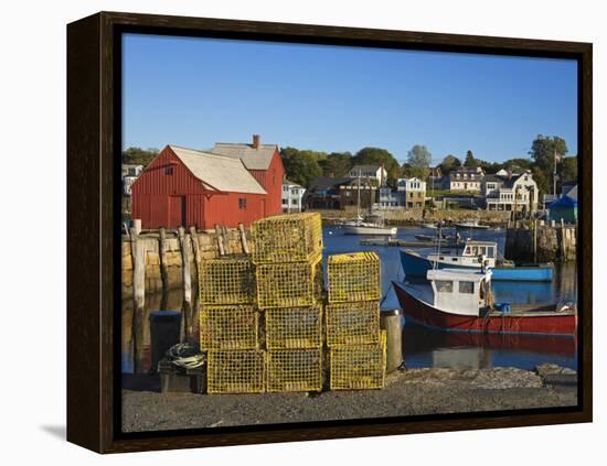 Rockport Harbor, Cape Ann, Greater Boston Area, Massachusetts, New England, USA-Richard Cummins-Framed Premier Image Canvas