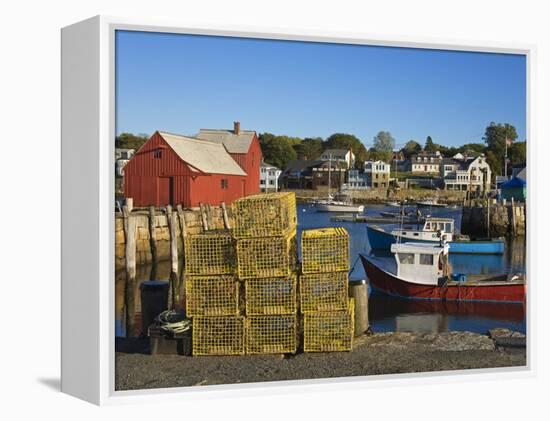 Rockport Harbor, Cape Ann, Greater Boston Area, Massachusetts, New England, USA-Richard Cummins-Framed Premier Image Canvas