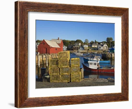 Rockport Harbor, Cape Ann, Greater Boston Area, Massachusetts, New England, USA-Richard Cummins-Framed Photographic Print