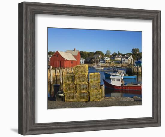 Rockport Harbor, Cape Ann, Greater Boston Area, Massachusetts, New England, USA-Richard Cummins-Framed Photographic Print