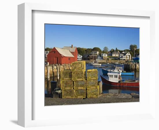 Rockport Harbor, Cape Ann, Greater Boston Area, Massachusetts, New England, USA-Richard Cummins-Framed Photographic Print