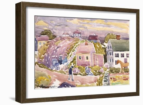 Rockport, Mass, 1912-Maurice Brazil Prendergast-Framed Giclee Print