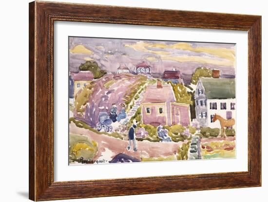 Rockport, Mass, 1912-Maurice Brazil Prendergast-Framed Giclee Print