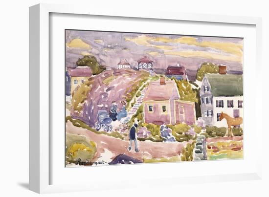 Rockport, Mass, 1912-Maurice Brazil Prendergast-Framed Giclee Print