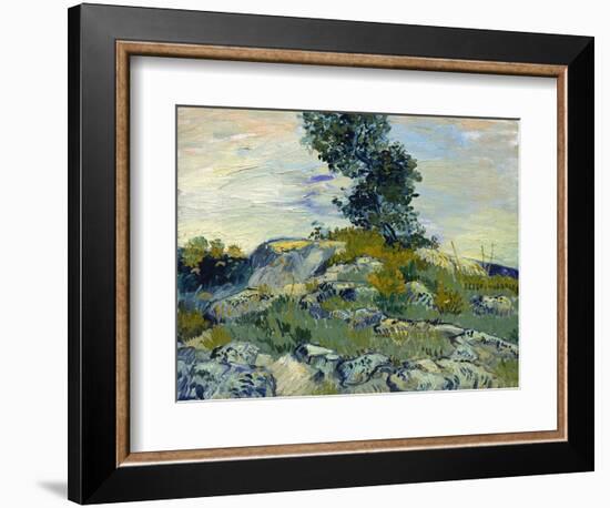 Rocks, 1888-Vincent van Gogh-Framed Giclee Print