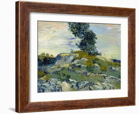 Rocks, 1888-Vincent van Gogh-Framed Giclee Print