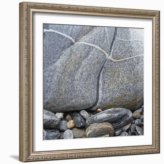 Rocks Against Boulder-Micha Pawlitzki-Framed Photographic Print