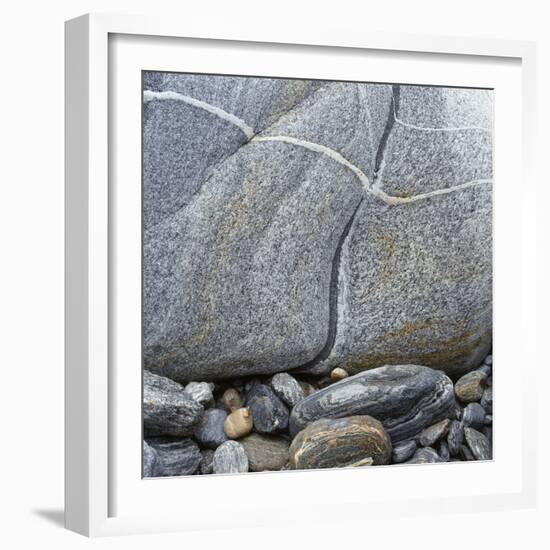 Rocks Against Boulder-Micha Pawlitzki-Framed Photographic Print