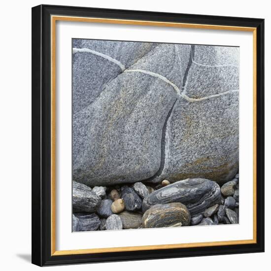 Rocks Against Boulder-Micha Pawlitzki-Framed Photographic Print