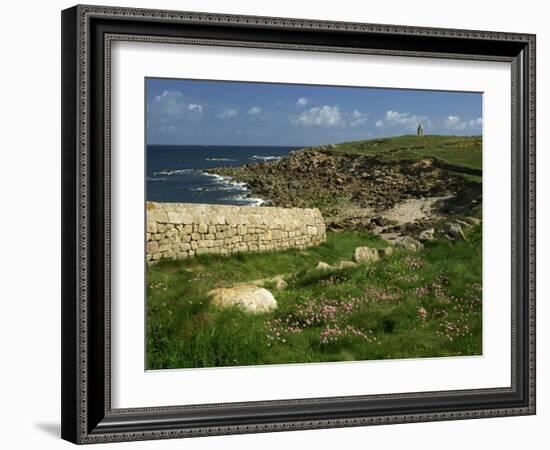 Rocks Along the Coastline of Firmanville-Manche, in Basse Normandie, France, Europe-Michael Busselle-Framed Photographic Print