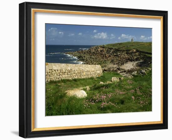 Rocks Along the Coastline of Firmanville-Manche, in Basse Normandie, France, Europe-Michael Busselle-Framed Photographic Print