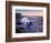 Rocks and Beach at Sunset, La Jolla, San Diego County, California, USA-Richard Cummins-Framed Photographic Print