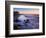 Rocks and Beach at Sunset, La Jolla, San Diego County, California, USA-Richard Cummins-Framed Photographic Print