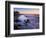 Rocks and Beach at Sunset, La Jolla, San Diego County, California, USA-Richard Cummins-Framed Photographic Print