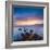 Rocks and Sea Stacks at Nugget Point Otago New Zealand, Sunrise-Travellinglight-Framed Photographic Print