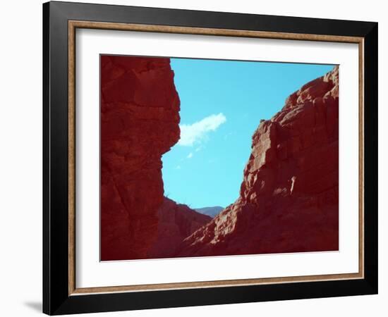 Rocks And Sky-NaxArt-Framed Art Print