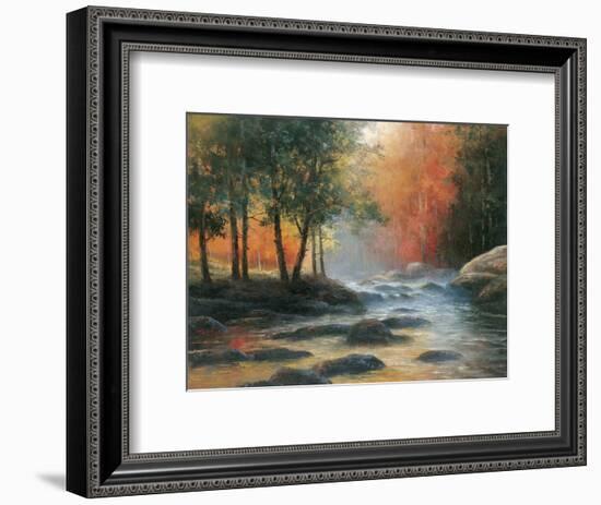 Rocks and Stream-YC Chiu-Framed Art Print