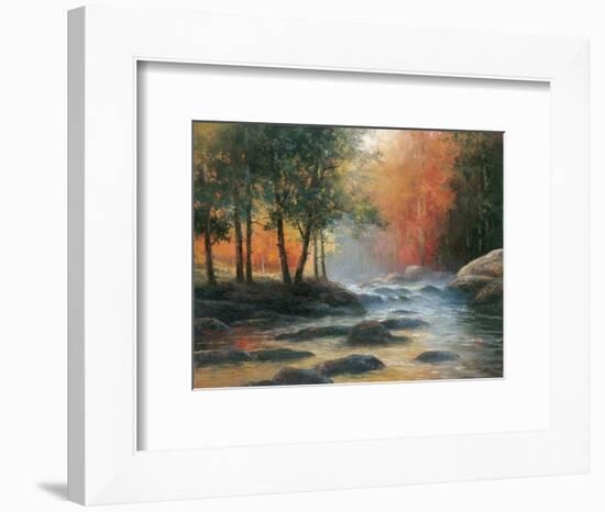 Rocks and Stream-YC Chiu-Framed Art Print