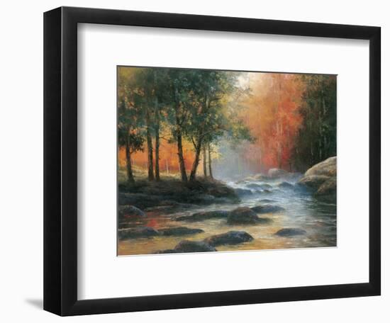 Rocks and Stream-YC Chiu-Framed Art Print