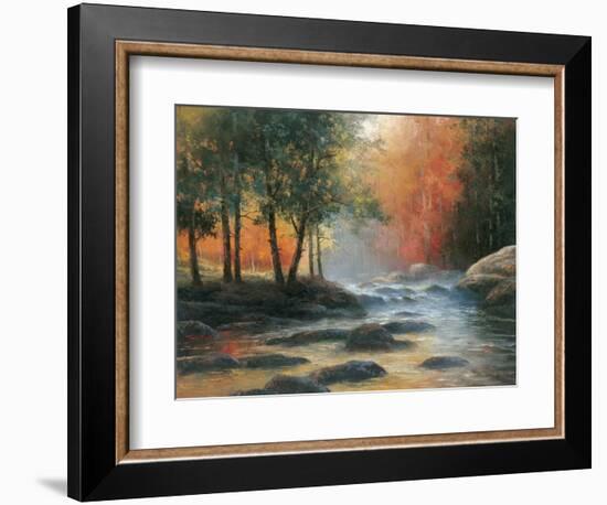 Rocks and Stream-YC Chiu-Framed Art Print