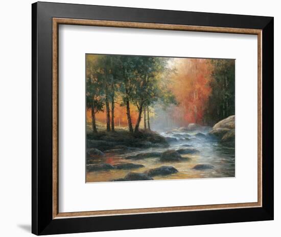 Rocks and Stream-YC Chiu-Framed Art Print