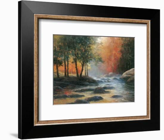 Rocks and Stream-YC Chiu-Framed Art Print